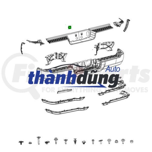 ốp cản sau, ốp nhựa trên cản sau