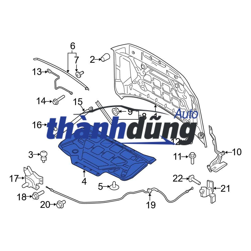 Chống nóng nắp capo1`