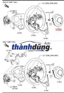 TÚI KHÍ VÔ LĂNG TOYOTA CAMRY 2015