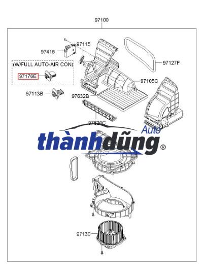 sơ đồ trở quạt giàn lạnh (2), trở quạt điều hòa , trở quạt dàn lạnh