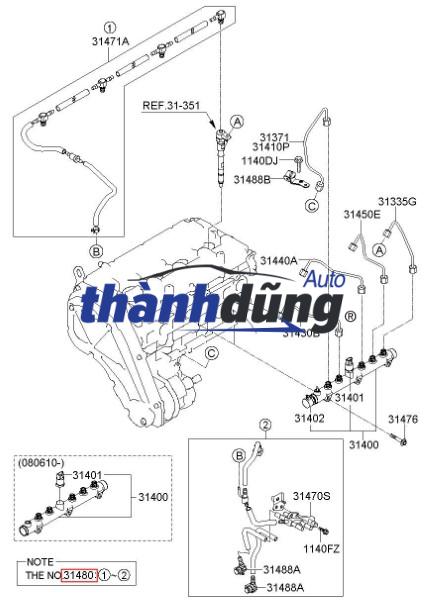 Ống hồi dầu kim phun (1)
