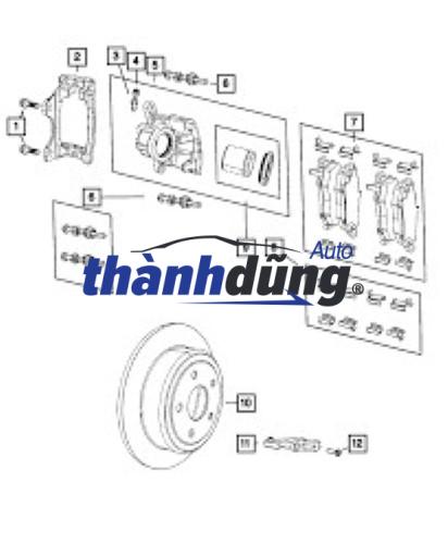 sơ đồ cụm gông phanh (5)