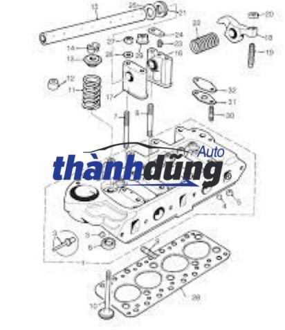 sơ đồ mặt quy lát, mặt máy