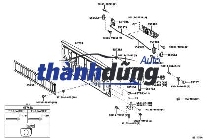 sơ đồ Dây cáp treo cửa thùng sau (3)