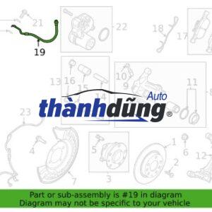 ỐNG DẦU PHANH TRƯỚC NISSAN NAVARA 2013-2021 | 462116KG0A