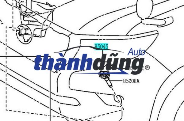 sơ đồ Vòi Phun Nước Rửa Đèn Pha (4)