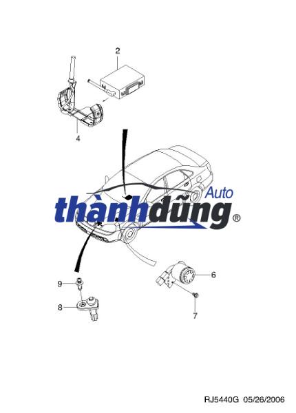 sơ đồ Hộp điều khiển chống trộm (3)