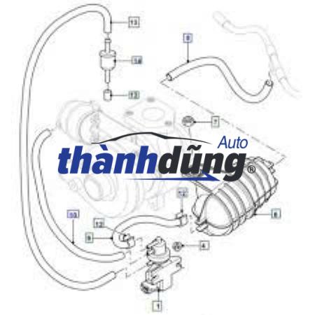 Van chân không turbo