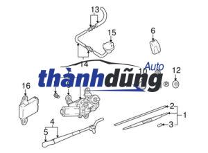 nắp đậy cần gạt mưa, nắp chụp cần gạt mưa