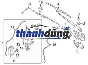 nắp đậy cần gạt mưa, nắp chụp cần gạt mưa