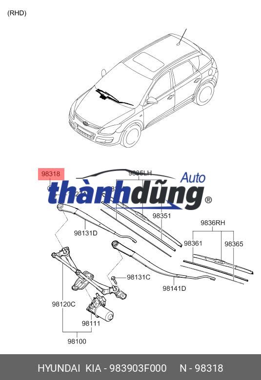 nắp đậy cần gạt mưa, nắp chụp cần gạt mưa