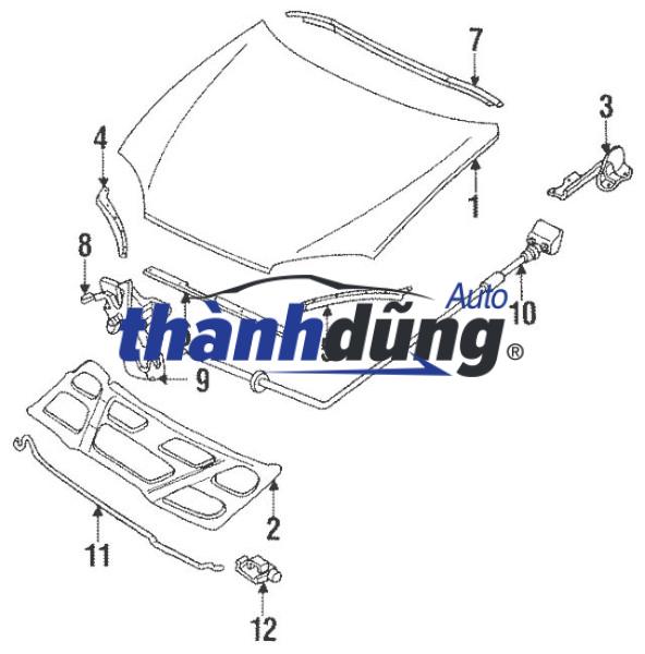 dây giật nắp capo