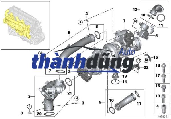 ống khí nạp turbo 2