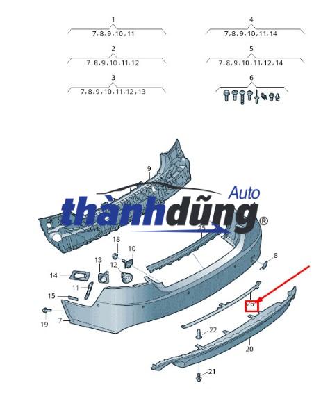 cản sau ba đờ sốc sau 2