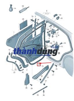 gioăng cánh cửa ron cánh cửa 2