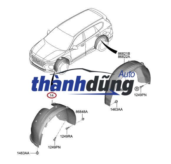 Chắn bùn lòng dè 1