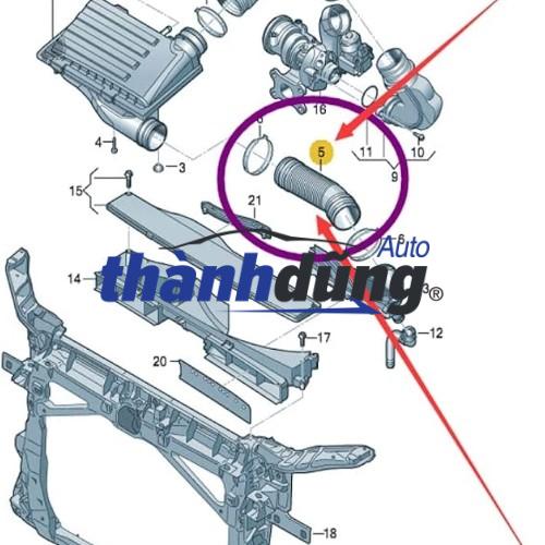Cổ hút gió động cơ, bầu tiêu âm