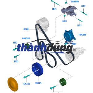 PULY TRỤC CƠ TOYOTA ALTIS 2000-2017 | 1347022021