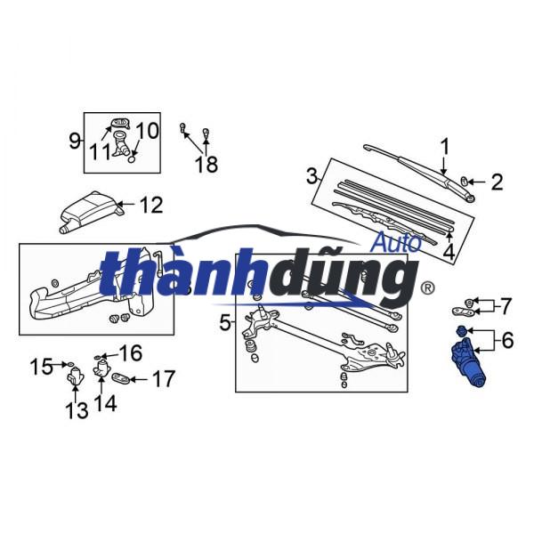 mô tơ gạt mưa