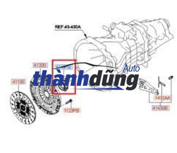 bạc đạn bi tê, bi tê, bi t BẠC ĐẠN BI TÊ TOYOTA HILUX 2018-2023 | 3123071061