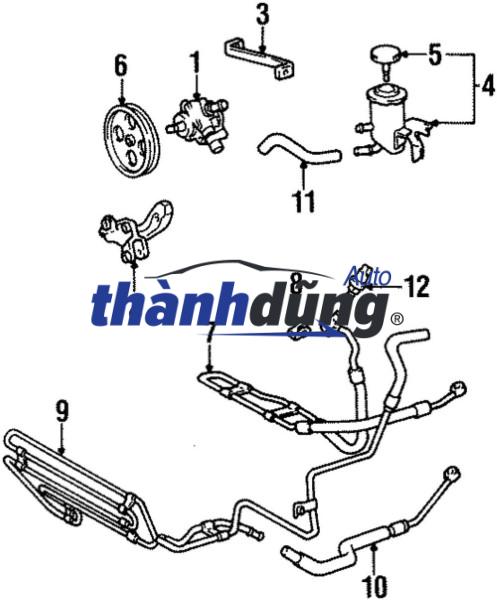 Tuy ô dầu trợ lực lái