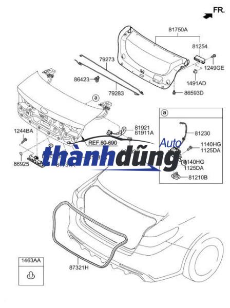 BẢN LỀ CỐP HẬU